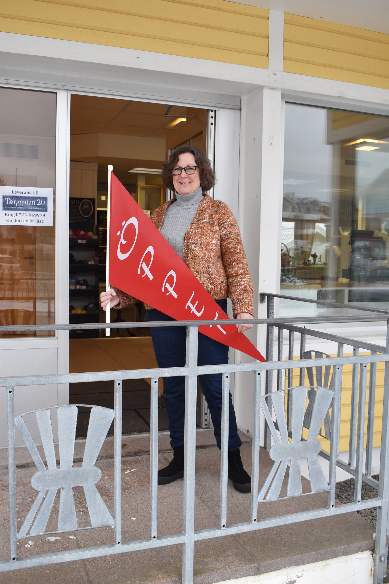 Katarina Blomqvist på Bellas hörna i Hunnebostrand