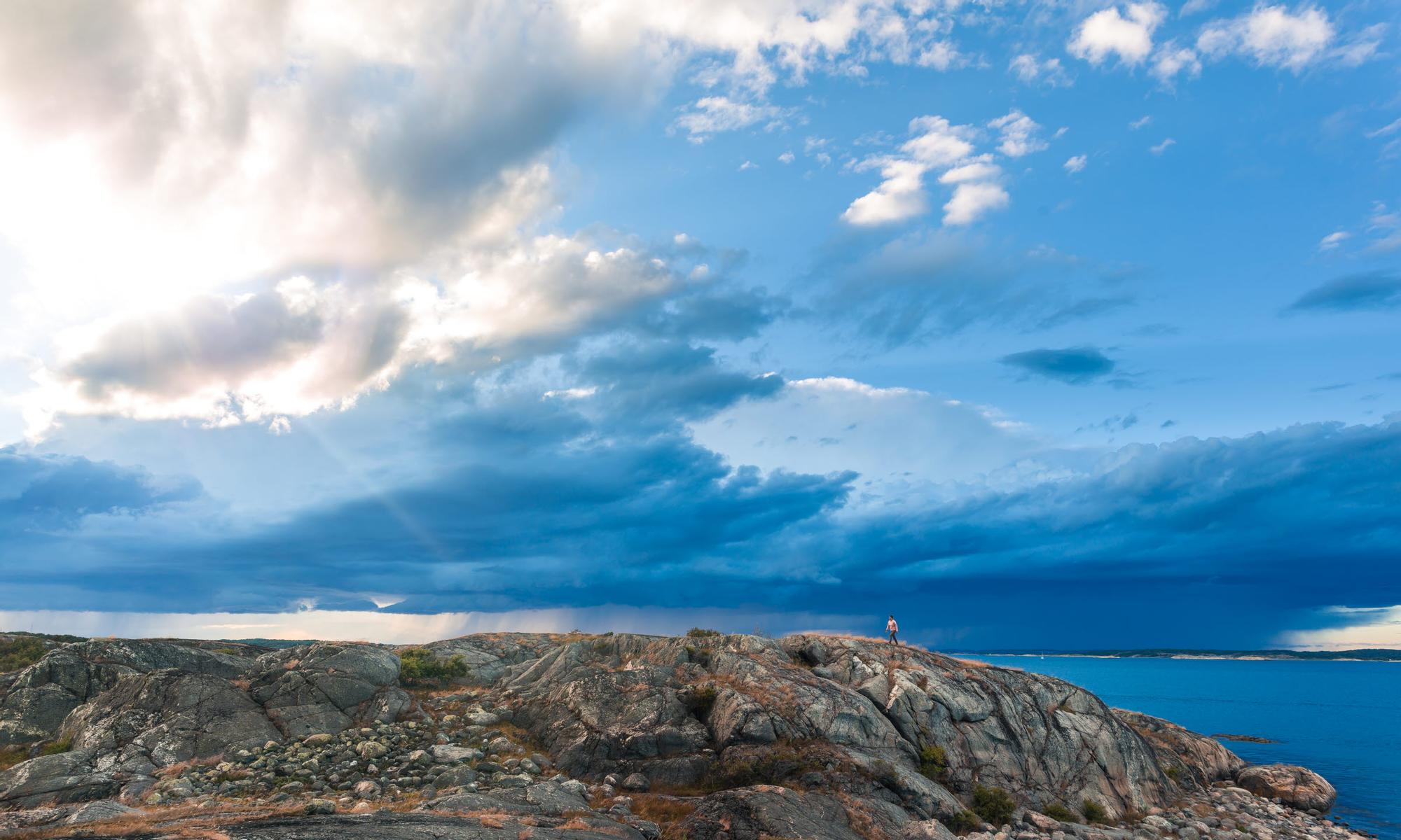 Berg, hav och himmel i Bohuslän