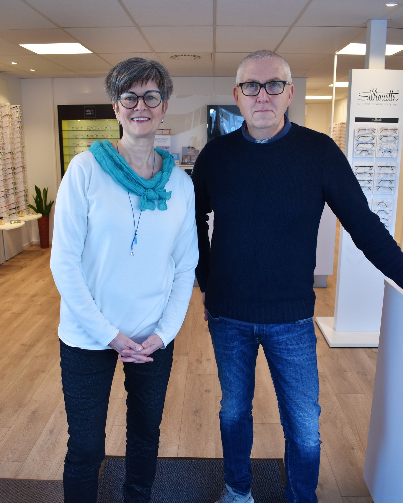 Åsa och Johan på Optiker Jernberg