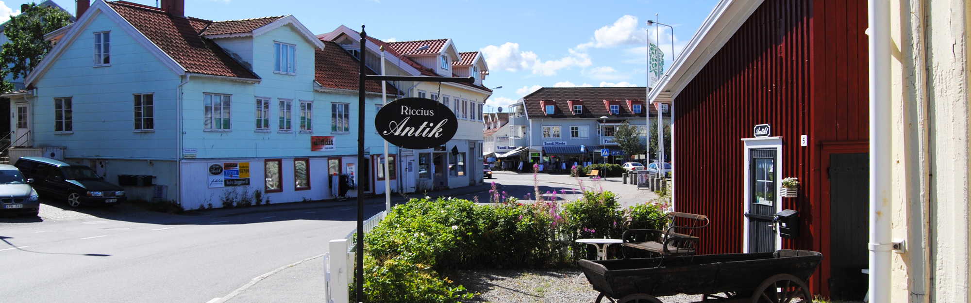 Miljöbild från Grebbestads centrum