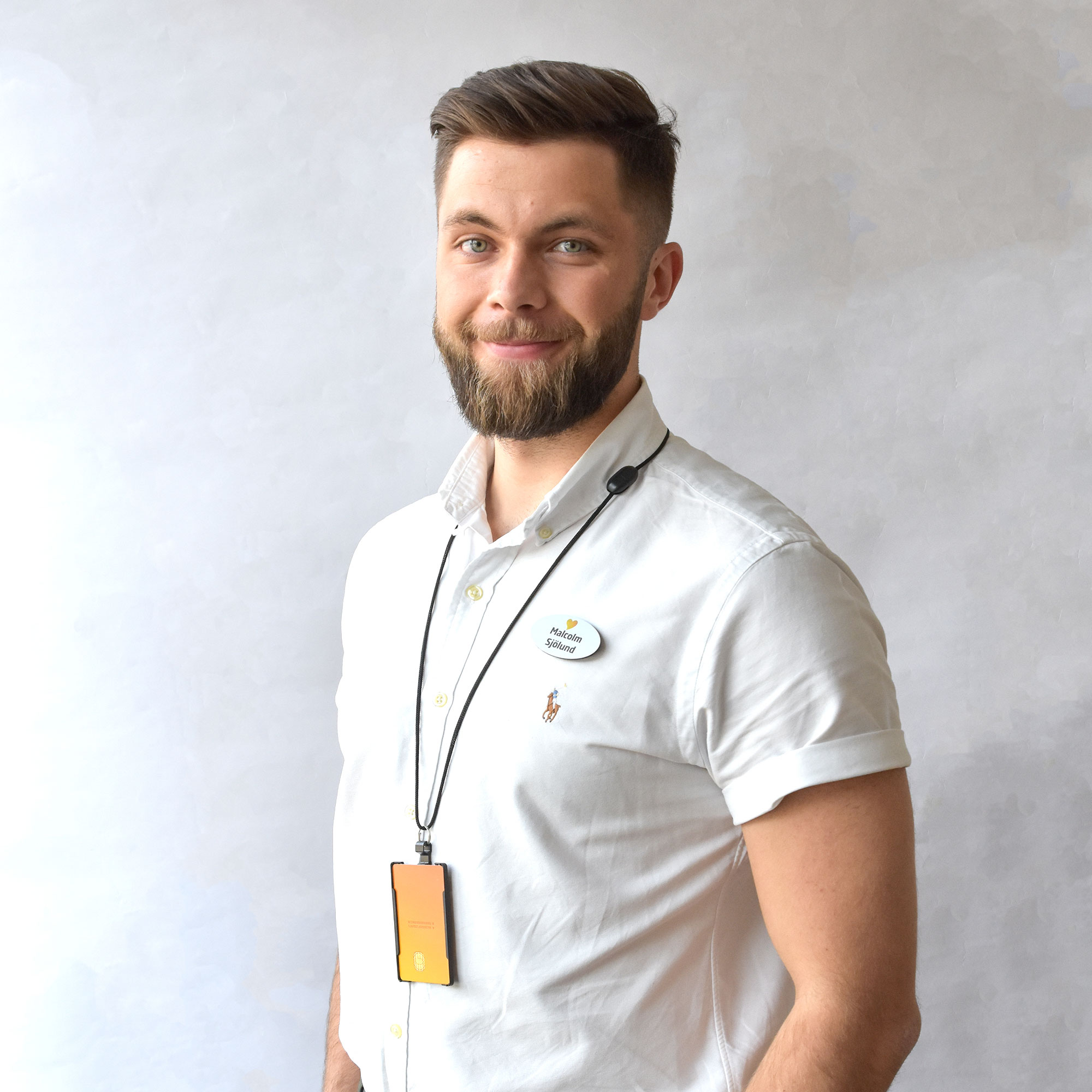 Malcolm Sjölund, kundrådgivare på Sparbanken Tanum