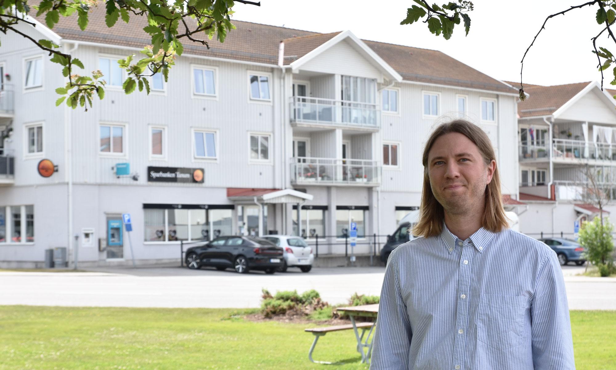 Viktor Palmgren, privatrådgivare på Sparbanken Tanum